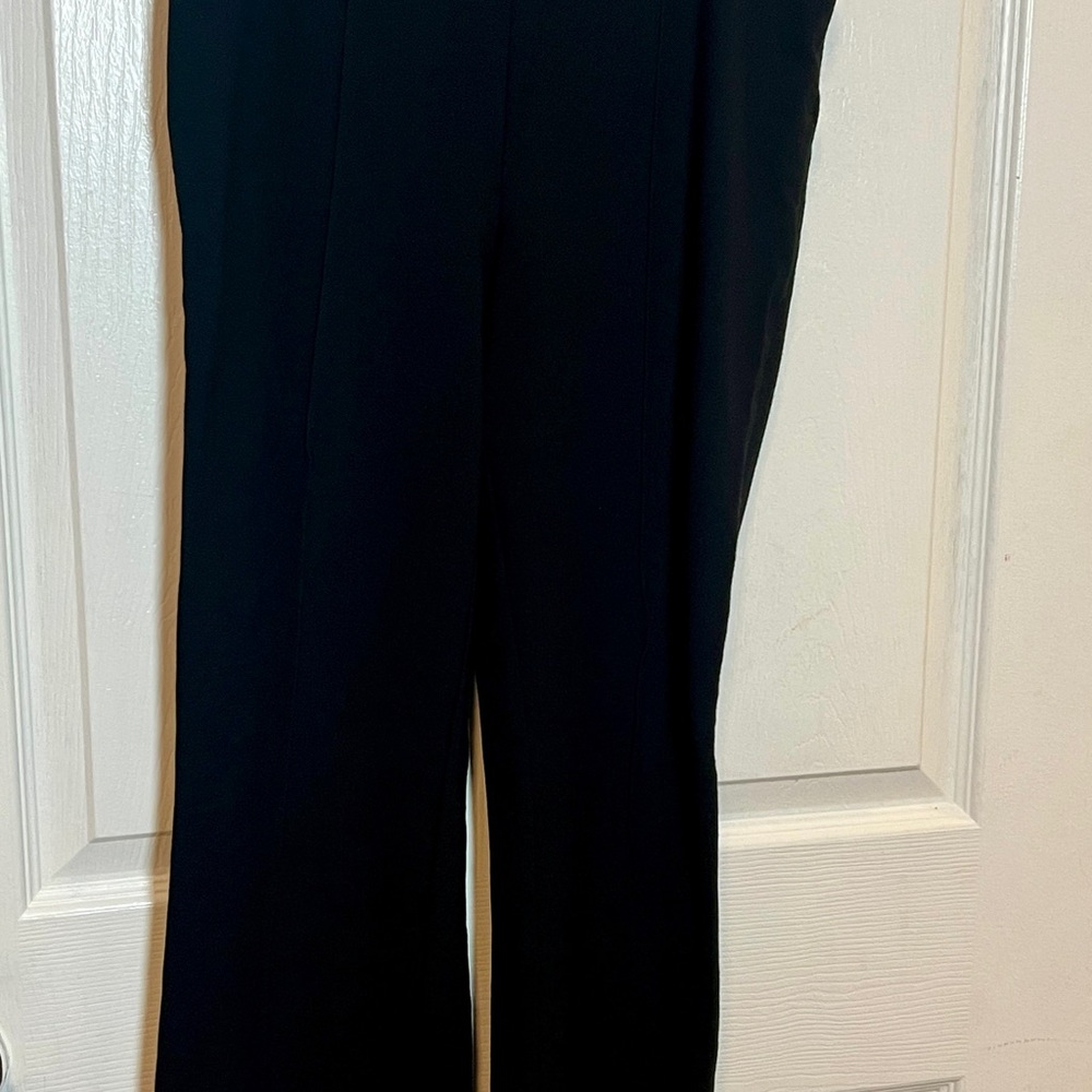 T Tahari Classic Black Straight Leg Pants
